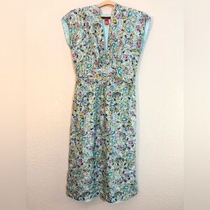 Sundance Silk Multicolor Spring Floral Dress Size 8